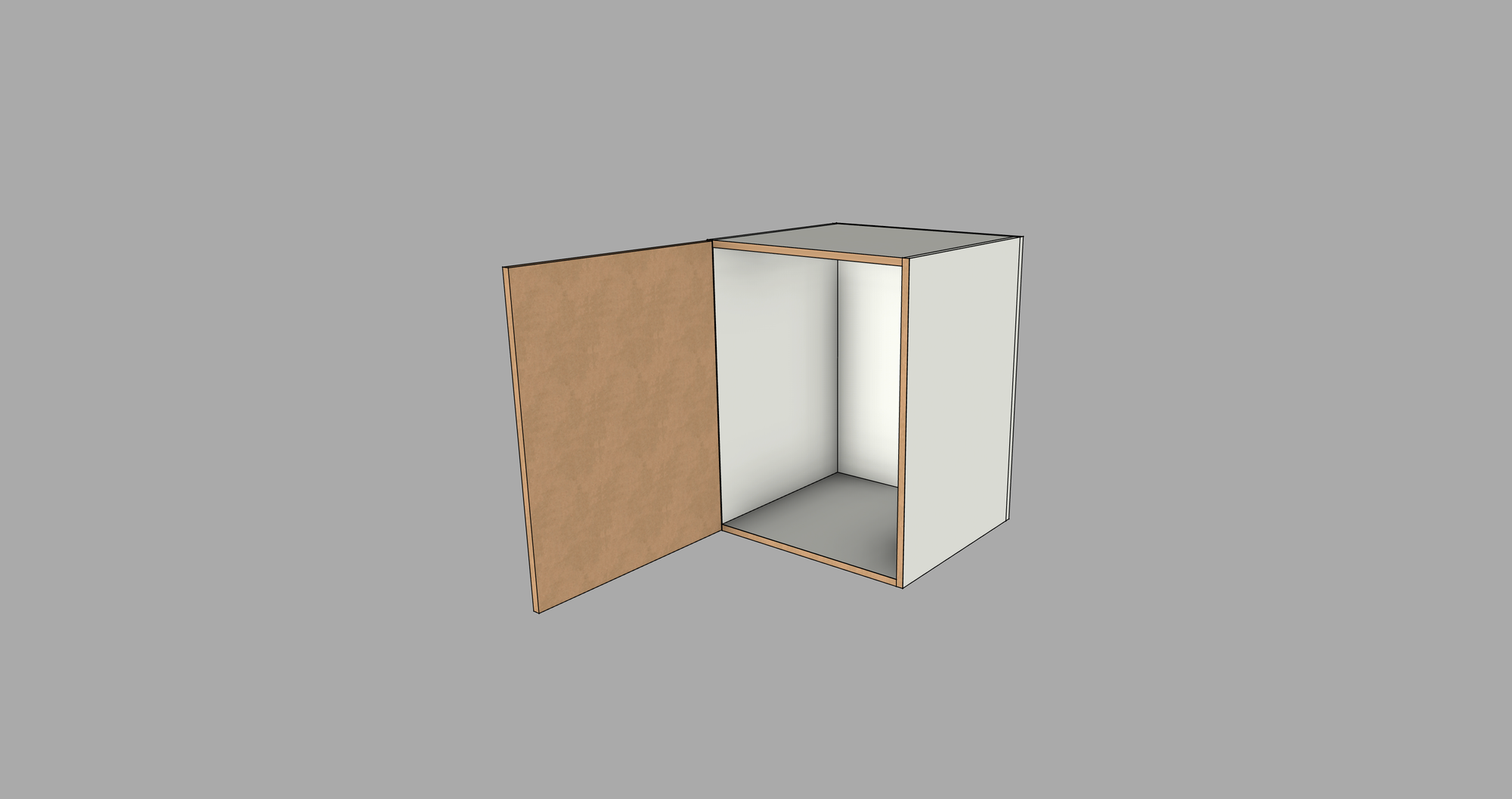 FRM-EPTY_L [Empty Cabinet Left Door]